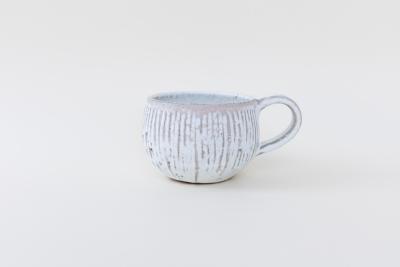 コーヒーカップ しのぎ 縦縞