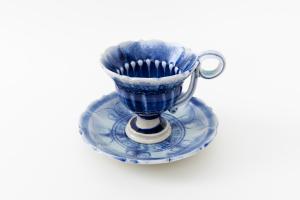 灰釉呉須 マグカップ D