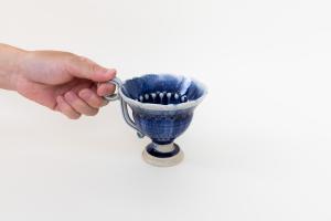 灰釉呉須 マグカップ D