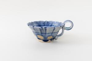 灰釉呉須 マグカップ E