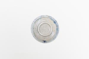 灰釉呉須 豆皿 C