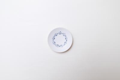 染付 豆皿 F