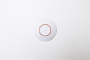 染付 輪花小皿 C