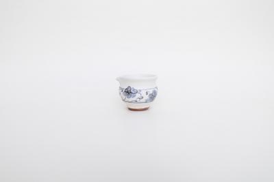 染付 花唐草 豆片口