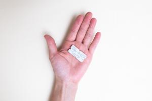 呉須 象嵌 はしおき A