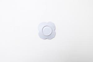 灰青釉 紫陽花 小皿