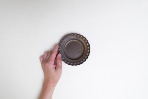 鉄sabi 小菊プレート 小