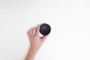 黒sabi マーガレットプレート 小