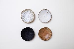 黒sabi マーガレットプレート 小