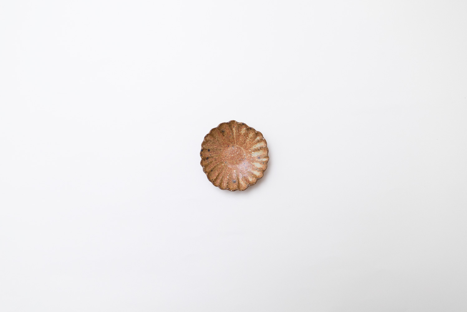 オレンジ マーガレットプレート 小