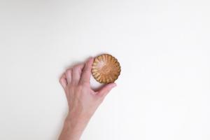 オレンジ マーガレットプレート 小