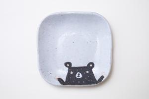 豆皿 クマ