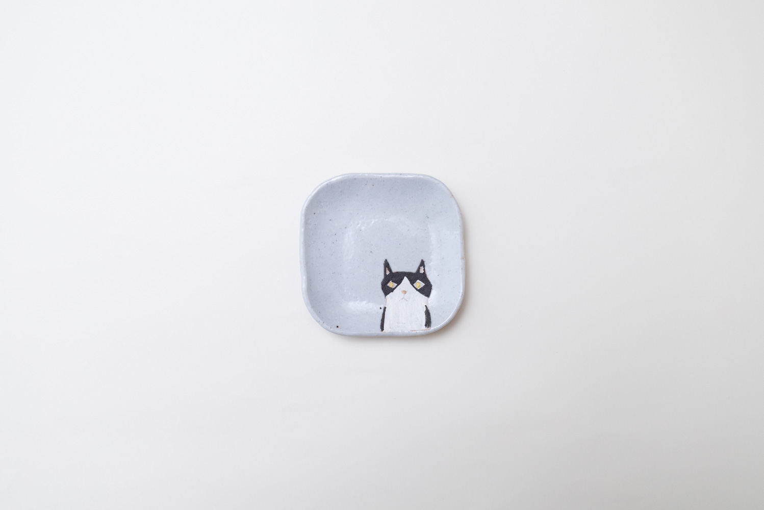 豆皿 ネコ A