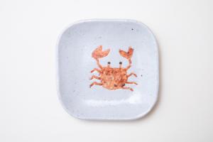 豆皿 カニ C