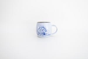 丸マグカップ(波乗り)