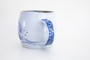 丸マグカップ(波乗り)