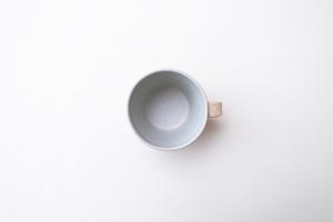 スクラッチしのぎマグカップ 白