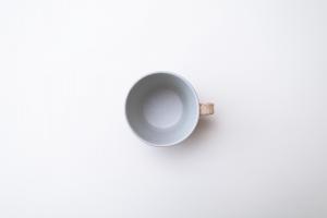 スクラッチしのぎマグカップ 青