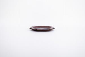 飴釉 八角取皿