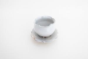 鉄散 茶托(彫刻)