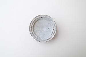 青灰リーフコンポート皿 Φ130