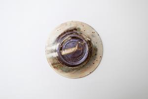 キナリ三島菓子皿 6寸