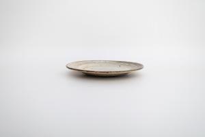 キナリ三島菓子皿 6寸