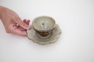 キナリ茶杯 三島