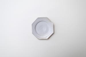 鉄散正八角皿 4寸