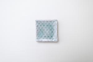 灰釉印刻板皿 中 D