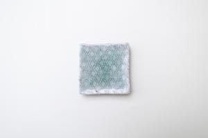 灰釉印刻板皿 中 E