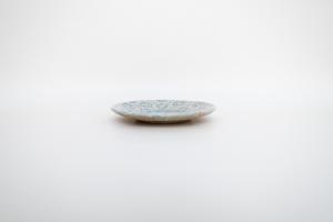 灰釉印刻中皿 B