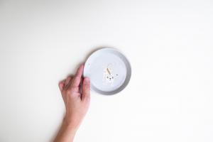 月見皿 (ネコ) A