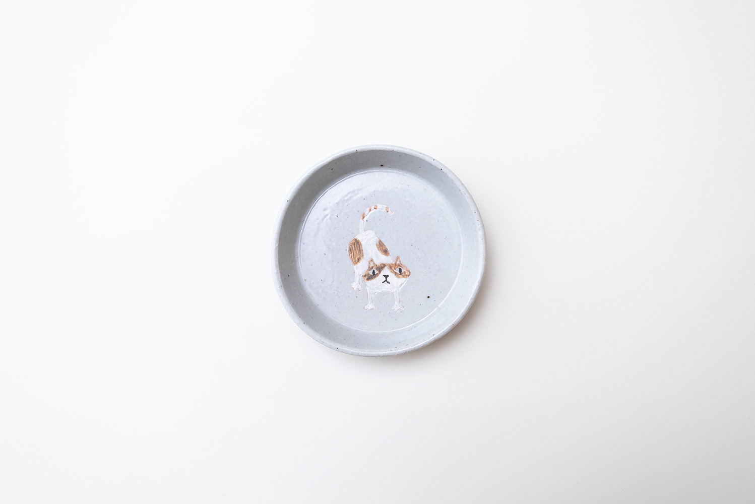 月見皿 (ネコ) B