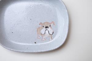 おだんご皿 (ブルドック)