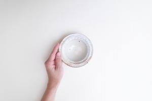 鉄散 リーフリムボウル 豆