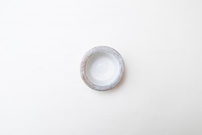 渕荒横彫 切立リム豆鉢