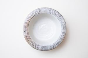 渕荒横彫 切立リム豆鉢