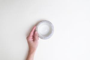 渕荒横彫 切立リム豆鉢