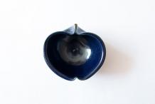 瑠璃釉りんご鉢 小