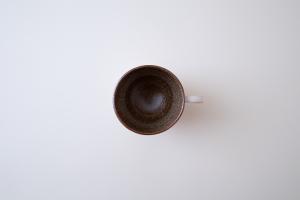 ベージュハスの花 マグカップ