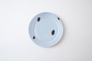 飛青磁　パン皿