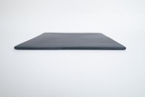 7寸角板皿 黒マット