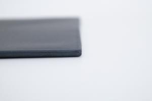 7寸角板皿 黒マット