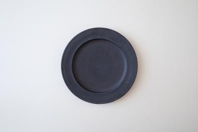 リムプレートΦ180 黒錆釉