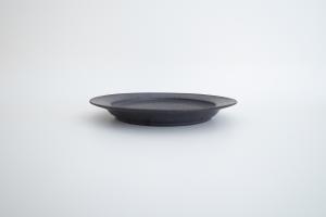 リムプレートΦ210 黒錆釉