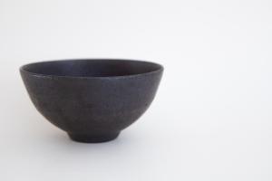 めし碗(黒錆釉)