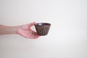 蕎麦猪口　灰釉 A