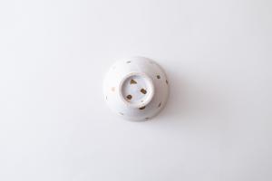 粉引金彩 めし碗(▲◾️)