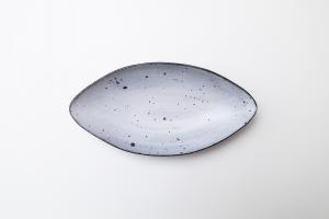 ひびわれアーモンド皿 M